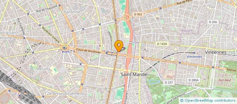 localisation de l'entreprise SARL SERVICES EN SANTE ET INFORMATIQUE  PARIS