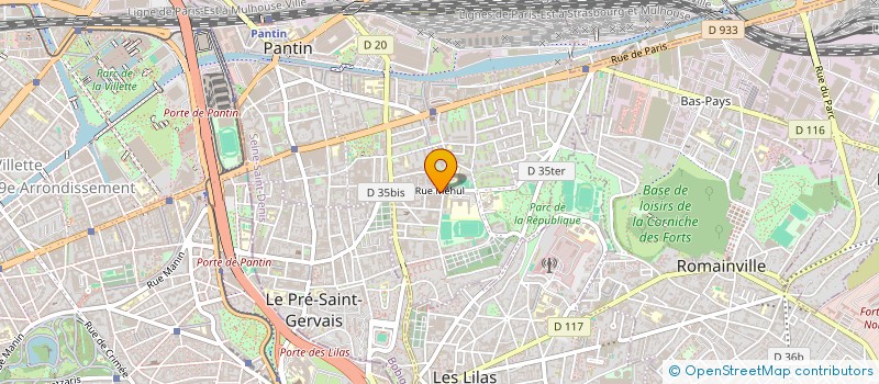 localisation de l'entreprise SARL SERVICES GESTION CONSEILS à PANTIN