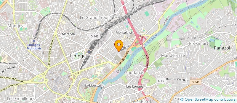 localisation de l'entreprise SARL SERVICES MINUTES PAT à LIMOGES