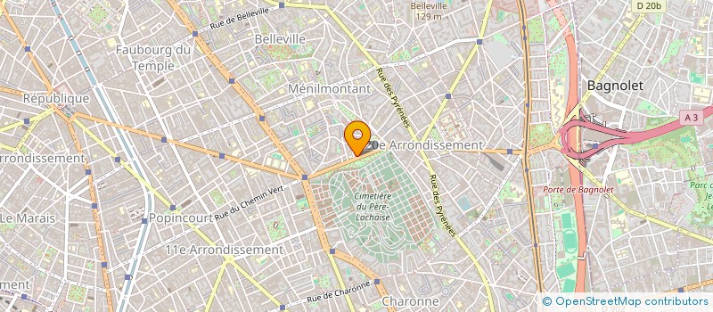 localisation de l'entreprise SARL SERVICES MOTO  PARIS