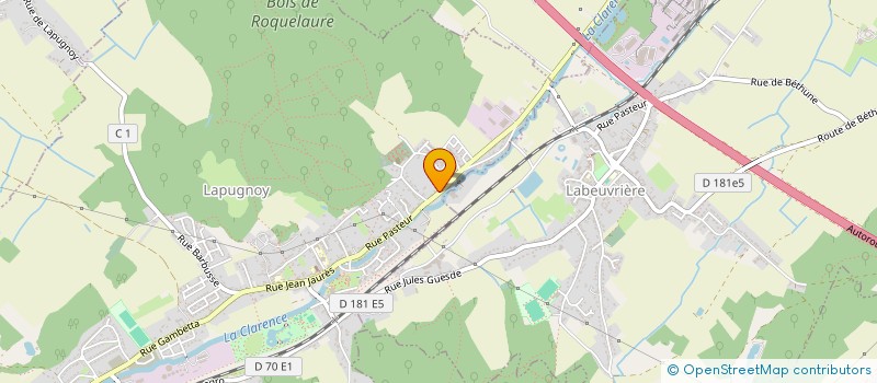 localisation de l'entreprise SARL SERVIFLEURS à LAPUGNOY