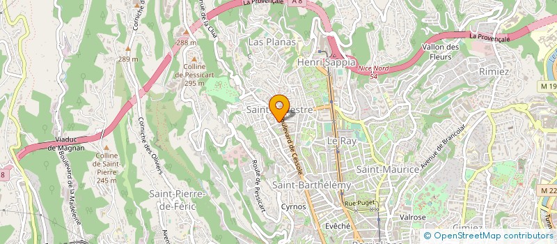 localisation de l'entreprise SARL SERVILIGNE DEVELOPPEMENT à NICE