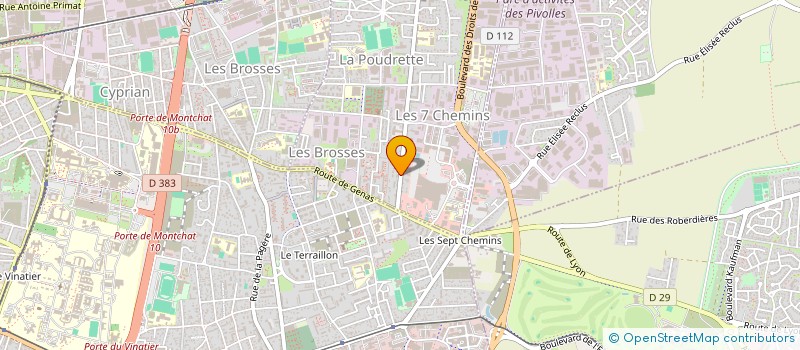 localisation de l'entreprise SARL SERVILOC  VAULX-EN-VELIN