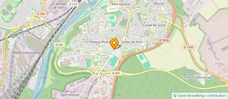 localisation de l'entreprise SARL SERVO DISTRIBUTION à CREIL