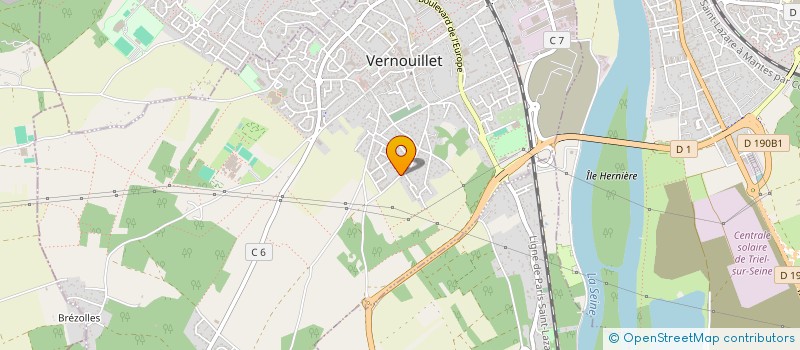 localisation de l'entreprise SARL SESAME à VERNOUILLET