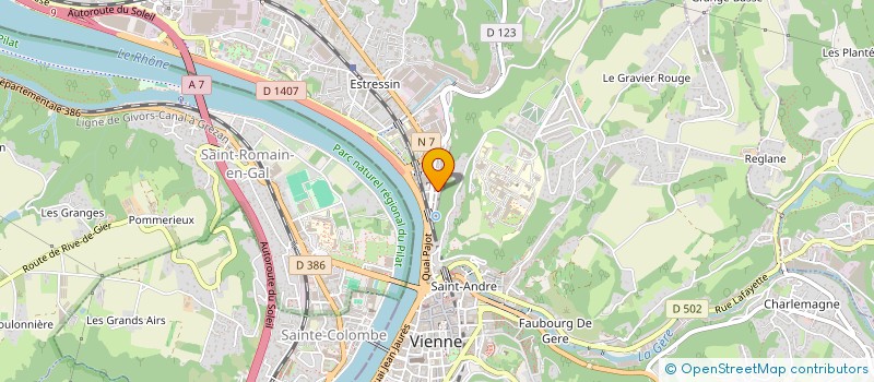 localisation de l'entreprise SARL SESTIER à VIENNE
