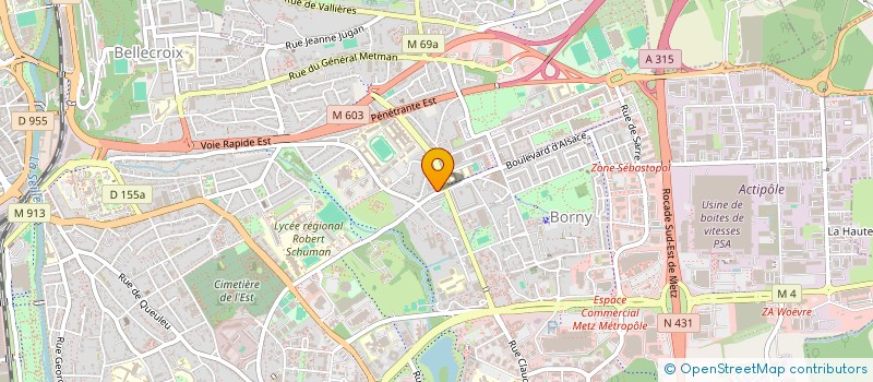 localisation de l'entreprise SARL SETHIBAT  METZ