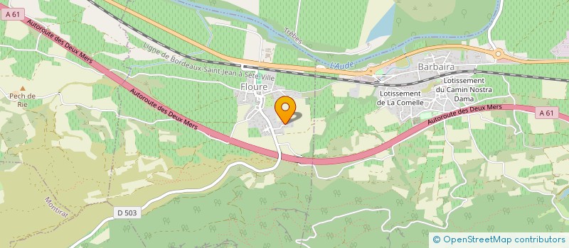 localisation de l'entreprise SARL SETIV  TREBES