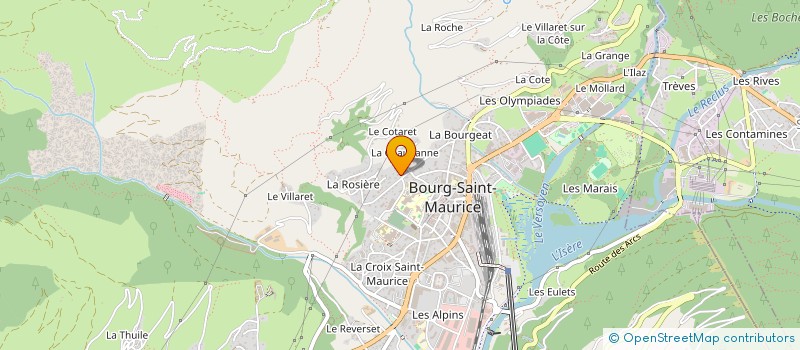 localisation de l'entreprise SARL SETRAM à BOURG-SAINT-MAURICE