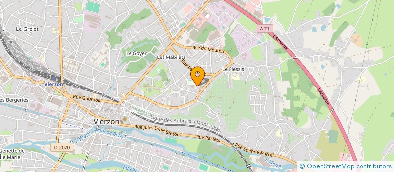 localisation de l'entreprise SARL SEV'AL à VIERZON