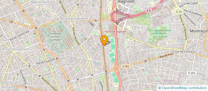 localisation de l'entreprise SARL SEV AMUSEMENT à PARIS