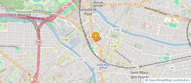 localisation de l'entreprise SARL SEVEN CLUB à SAINT-MAUR-DES-FOSSES