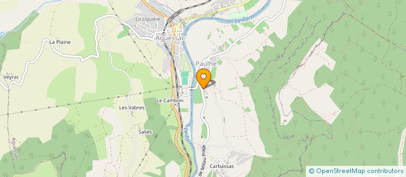 localisation de l'entreprise SARL SEVERAC ET FILS à AGUESSAC
