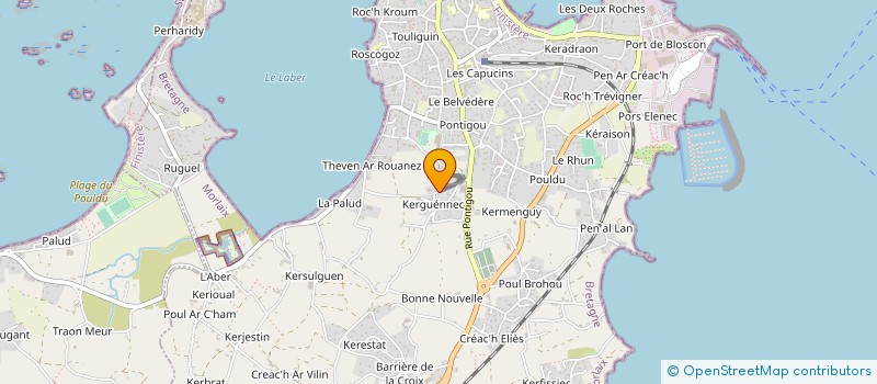 localisation de l'entreprise SARL SEVERE à ROSCOFF