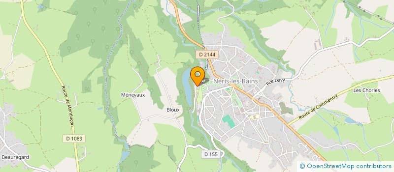 localisation de l'entreprise SARL SEVFRED  NERIS-LES-BAINS