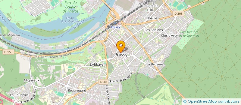 localisation de l'entreprise SARL SEVRECOIFF  POISSY