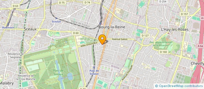 localisation de l'entreprise SARL SEVYA à SCEAUX