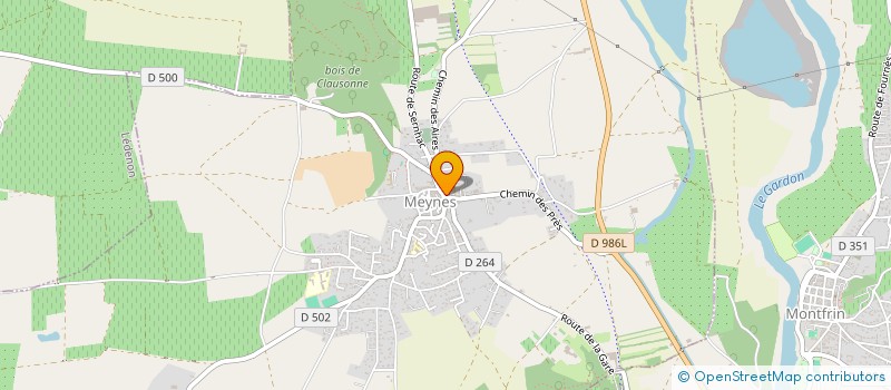 localisation de l'entreprise SARL SEXCO à MEYNES