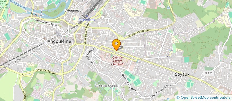 localisation de l'entreprise SARL SEZAME IMMOBILIER à ANGOULEME