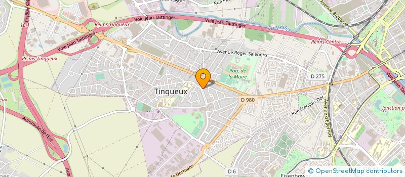 localisation de l'entreprise SARL SF STEPHAN à TINQUEUX