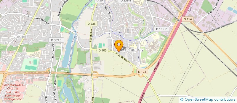 localisation de l'entreprise SARL SFITT à LE COUDRAY