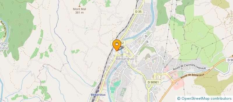 localisation de l'entreprise SARL SFO à BEDARIEUX