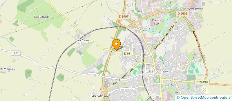 localisation de l'entreprise SARL SFOL  CHANTONNAY