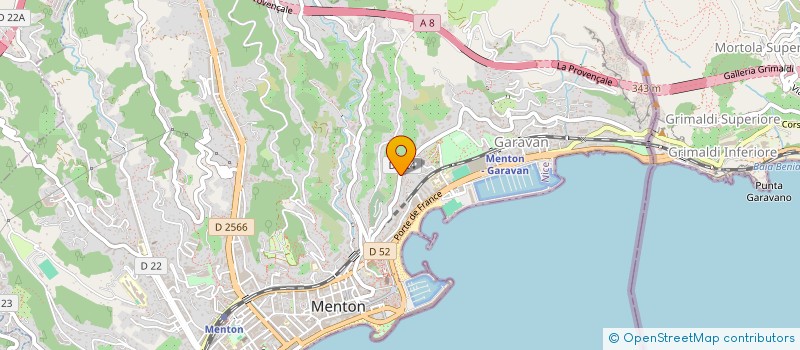 localisation de l'entreprise SARL SFP RE à MENTON