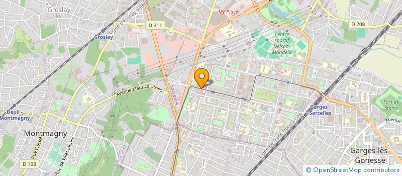 localisation de l'entreprise SARL SFP SECURITE à SARCELLES