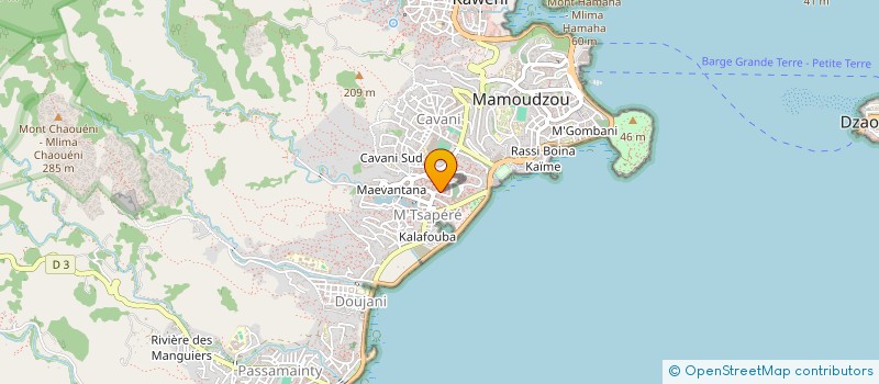 localisation de l'entreprise SARL SGA AUTOS  MAMOUDZOU