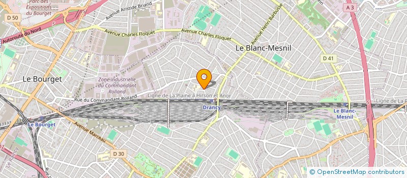 localisation de l'entreprise SARL SGBF à DRANCY