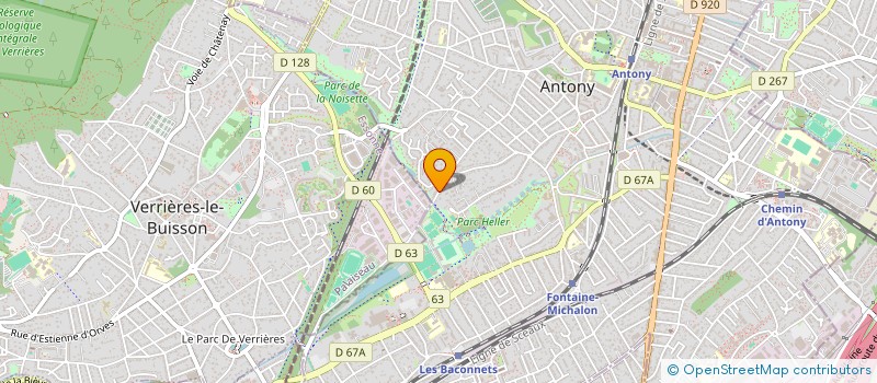localisation de l'entreprise SARL SGCLF à ANTONY