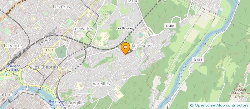 localisation de l'entreprise SARL SGDB à BESANCON