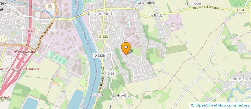 localisation de l'entreprise SARL SGM à JASSANS-RIOTTIER