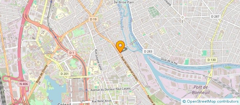 localisation de l'entreprise SARL SGNC MD à CRETEIL