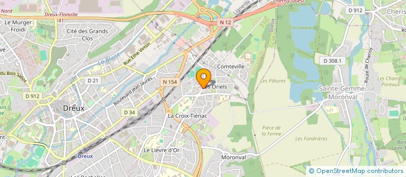 localisation de l'entreprise SARL SHAINEZ SETOUTI à DREUX