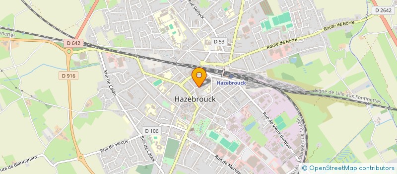 localisation de l'entreprise SARL SHAKA LAKA à HAZEBROUCK