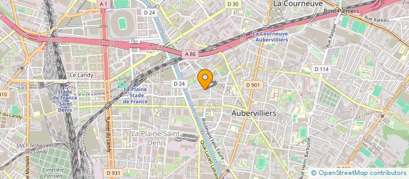 localisation de l'entreprise SARL SHAMEMI SERVICE à AUBERVILLIERS