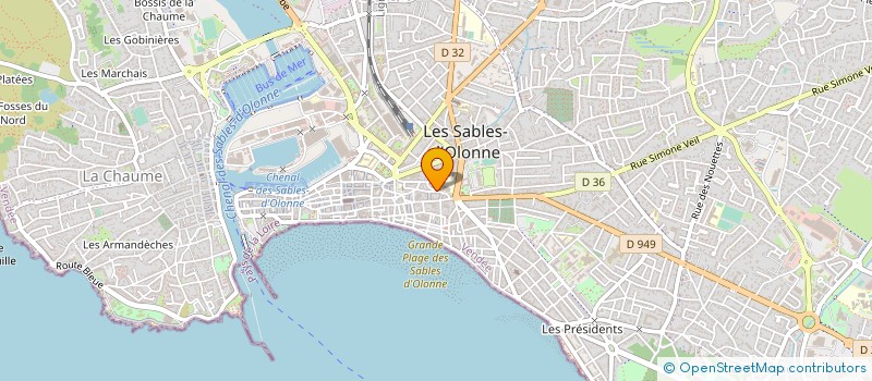 localisation de l'entreprise SARL SHANDRANI à LES SABLES-D'OLONNE