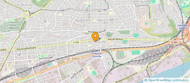 localisation de l'entreprise SARL SHANGAI PALACE  LE HAVRE