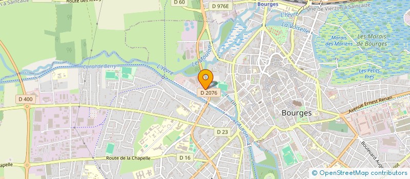 localisation de l'entreprise SARL SHANNA  BOURGES