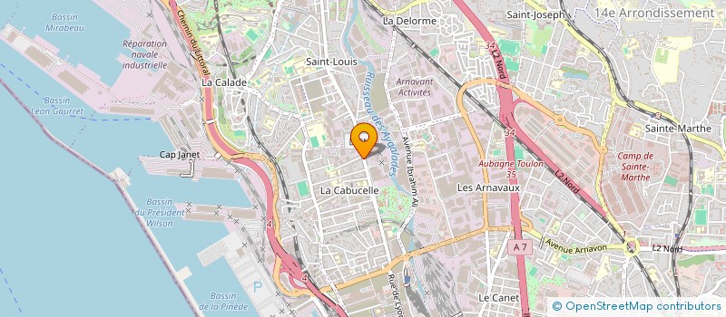 localisation de l'entreprise SARL SHARP  MARSEILLE
