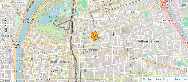 localisation de l'entreprise SARL SHAUKAT  VILLEURBANNE