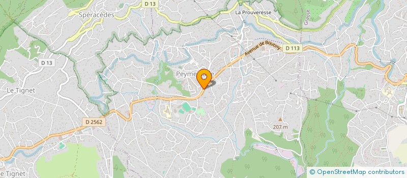 localisation de l'entreprise SARL SHAYNIE  PEYMEINADE