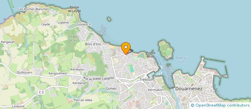localisation de l'entreprise SARL SHEPHERD à DOUARNENEZ