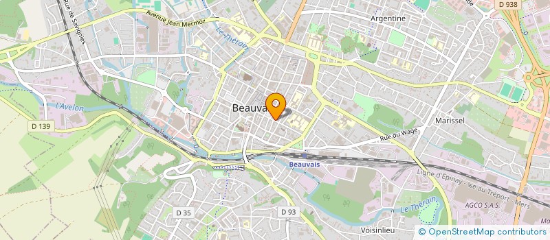 localisation de l'entreprise SARL SHINDA  BEAUVAIS