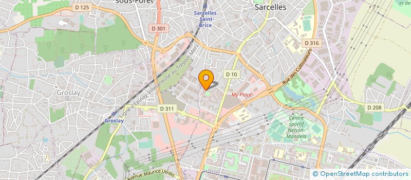 localisation de l'entreprise SARL SHINY à SARCELLES