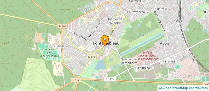 localisation de l'entreprise SARL SHYRINE  FONTAINEBLEAU