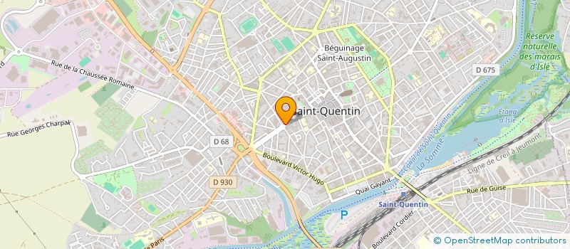 localisation de l'entreprise SARL SI BAT à SAINT-QUENTIN