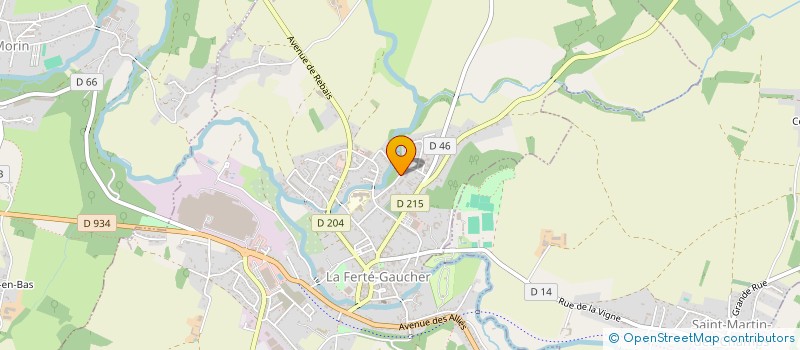 localisation de l'entreprise SARL SI BELLE à LA FERTE-GAUCHER